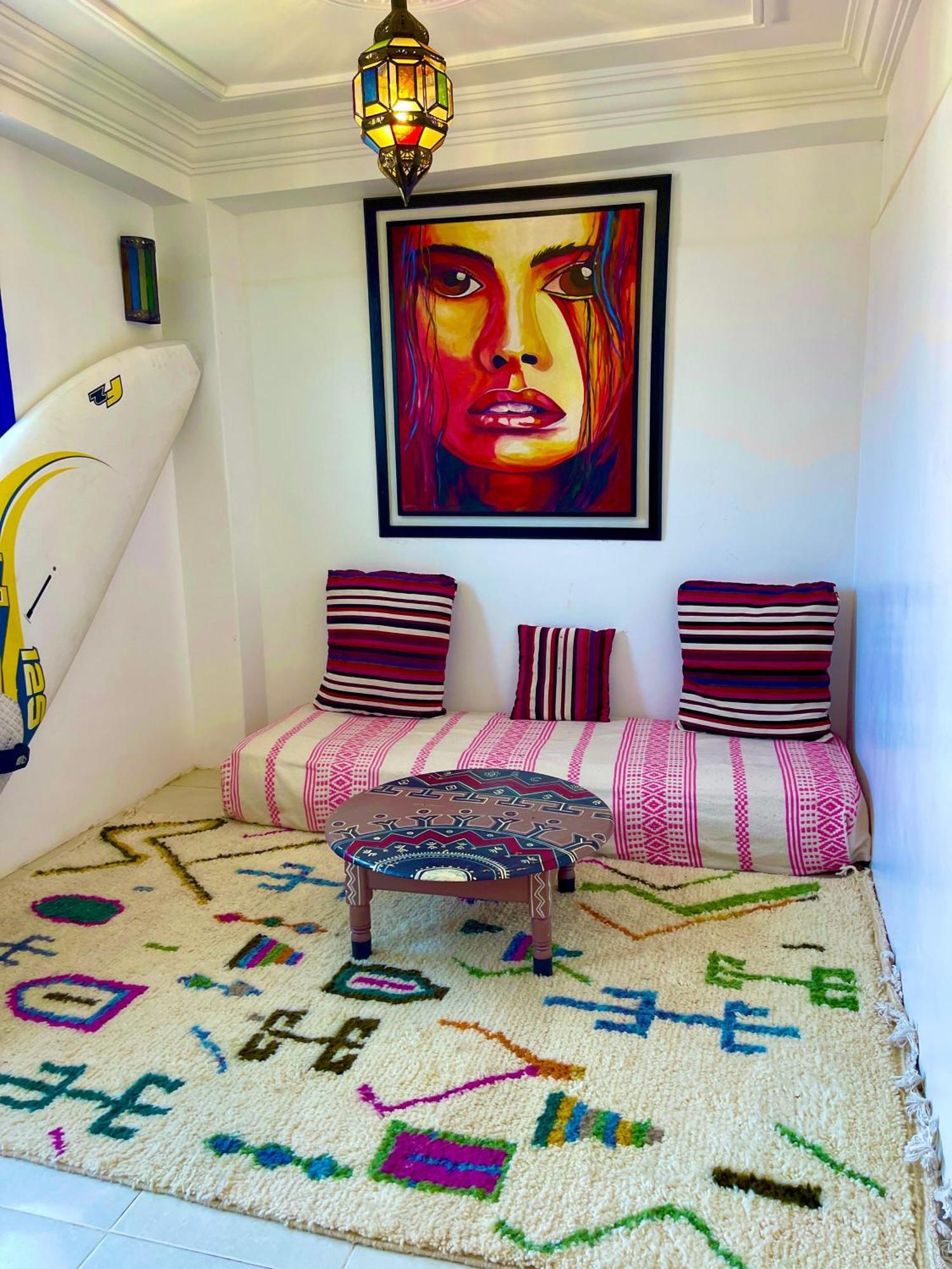 Surf & Salsa Ocean House Bed & Breakfast Tamraght ภายนอก รูปภาพ