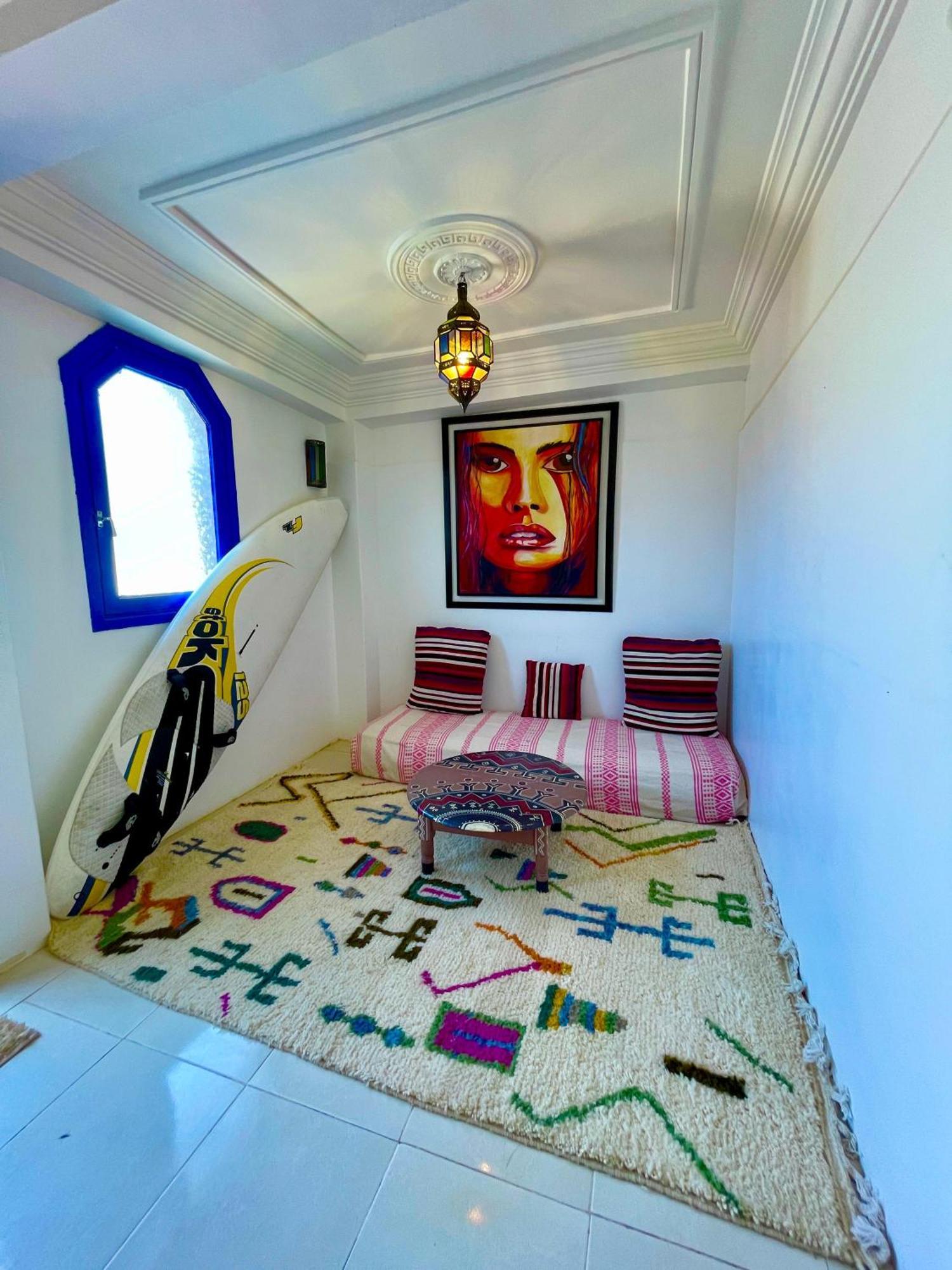 Surf & Salsa Ocean House Bed & Breakfast Tamraght ภายนอก รูปภาพ